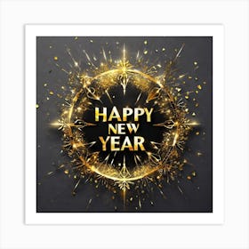 Happy New Year 56 Art Print