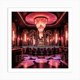 Bar In Paris Art Print