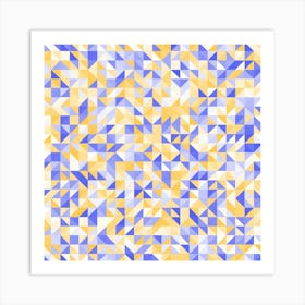 Abstract Triangles 2 Art Print