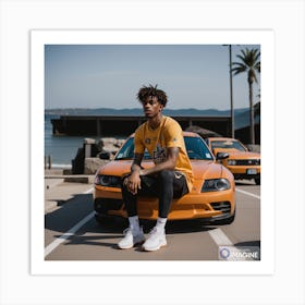 Ja Morant AI Art Print