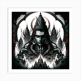 Lord Shiva 39 Art Print