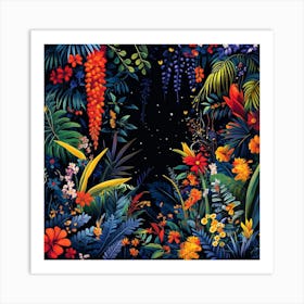 Tropical Jungle Art 6 Art Print