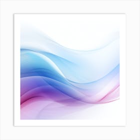 Abstract Wave Background Art Print