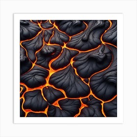 Lava Flow 16 Art Print