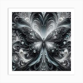 Fractal Butterfly 2 Art Print