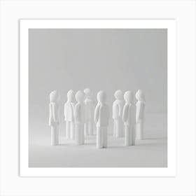 Group Of People 2 Art Print