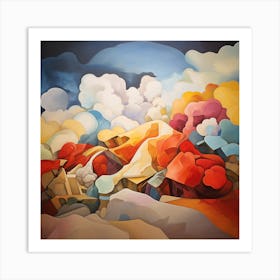 Abstract Landscape Art Print