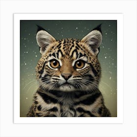 cat fox Art Print