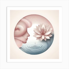 Lotus flower 1 Art Print