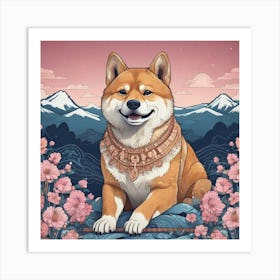 Shiba Inu 39 Art Print