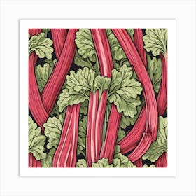 Rhubarb 142 Art Print