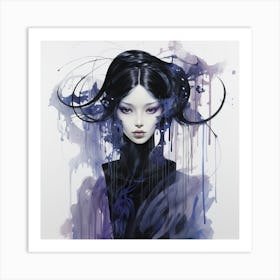 Asian Woman 5 Art Print