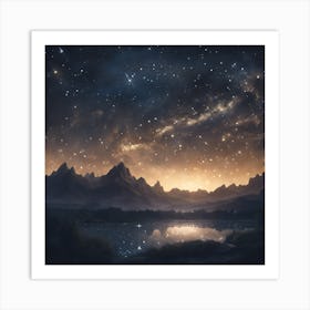 Night Sky 1 Art Print