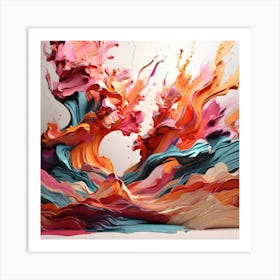 Abstract Painting 3 Art Print