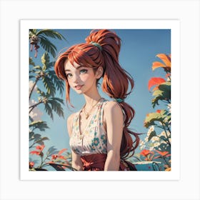 Nice Girl Art Print