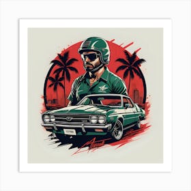 Gta Vice City Art Print