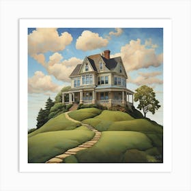 House On The Hill Art Print 2 Art Print