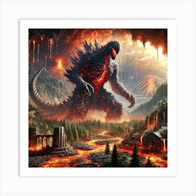 Pyroclastic Colossus 8 Art Print