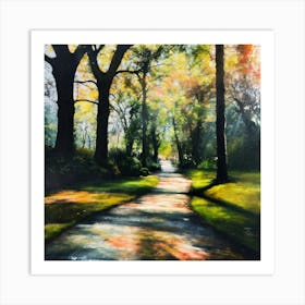 Into The Park (3) Art Print