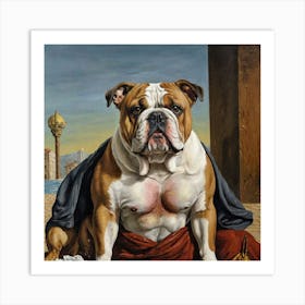 Bulldog Art Print