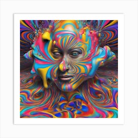 Psychedelic Art 9 Art Print