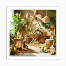 Tropical Setting Art Print