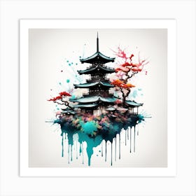 Pagoda Art Print