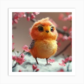 Cute Little Bird 32 Art Print