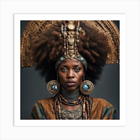  Beautiful African Woman Art Print