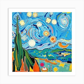 Starry Night 14 Art Print