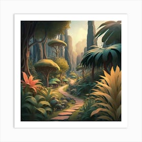 Path In The Forest 1 Art Print