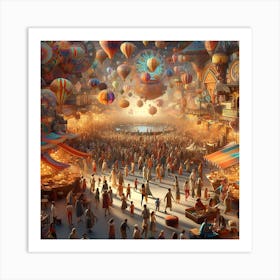 Colorful World Art Print