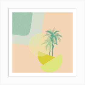 Abstract Tropical Art Print