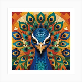 Peacock 19 Art Print