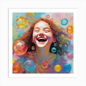 Bubbles Art Print