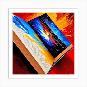 Book Of Fire Art Print