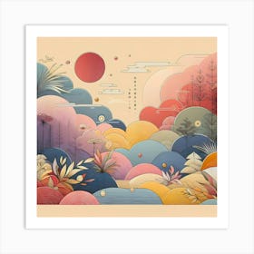 Asian Landscape 37 Art Print