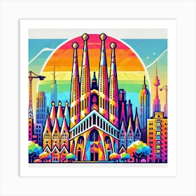 Sagrada Familia 3 Art Print