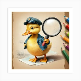 Duck Detective 11 Art Print