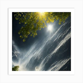 Earth And Sun Art Print