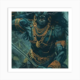 Lord Shiva 11 Art Print