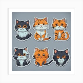 Cute Kittens 3 Art Print