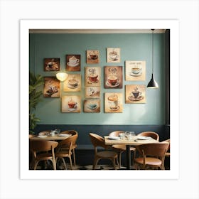 Coffee Shop Wall Art 1 Art Print