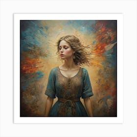 Angel Of Light Art Print Art Print