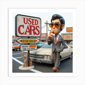 Used Cars 7 Art Print