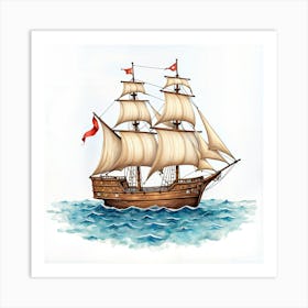 Sailing Ship Art Print