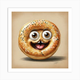 Bagel 12 Art Print