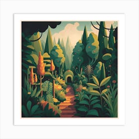 Forest Path Art Print