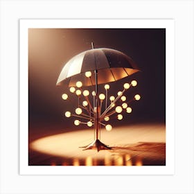 Umbrella Tree Art Print