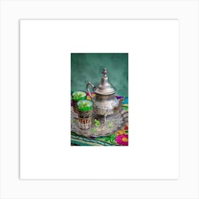 Shamrock Teapot Art Print